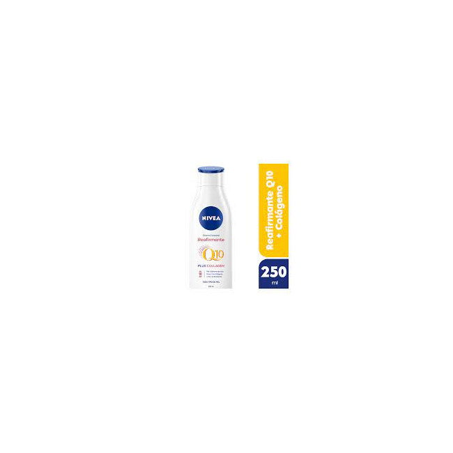 Nivea body q10 plus collagen crema reafirmante e hidratante corporal x 250 ml.