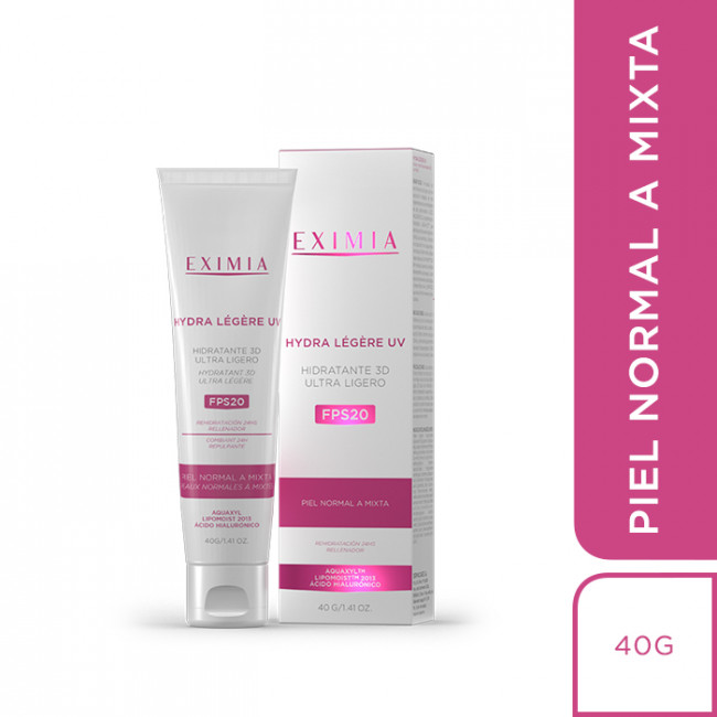 Eximia hydra legere crema hidratante uv piel mixta x 40grs.