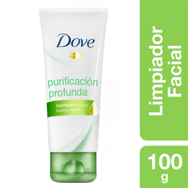 Dove espuma purificante limpiador facial x 100grs.
